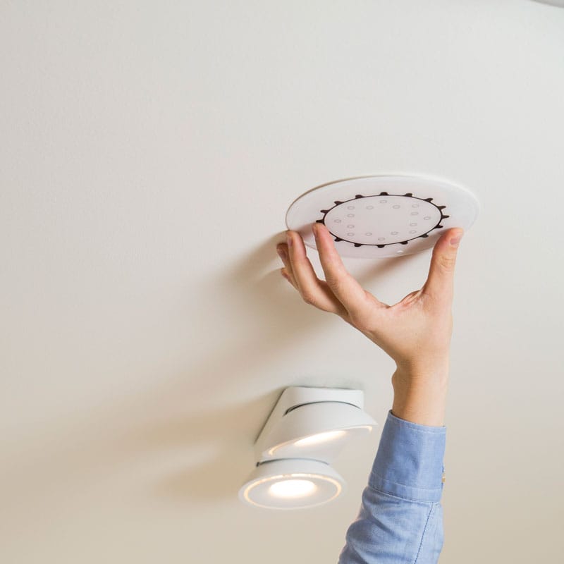Attach Penta Power Home Tag to ceiling