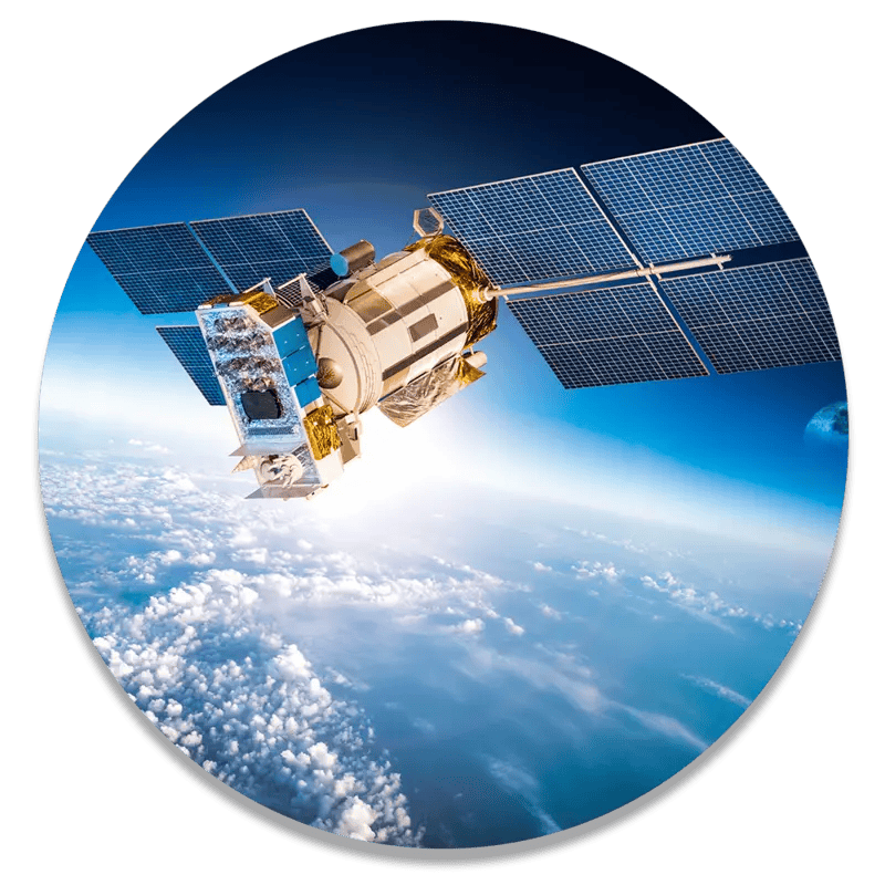 Neutralizing radiation from satellites